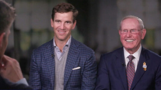 Tom Coughlin, Eli Manning revisit Giants victory in Super Bowl XLII