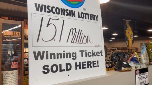 $15.1 million winning lottery ticket purchased in town called ‘Luck’