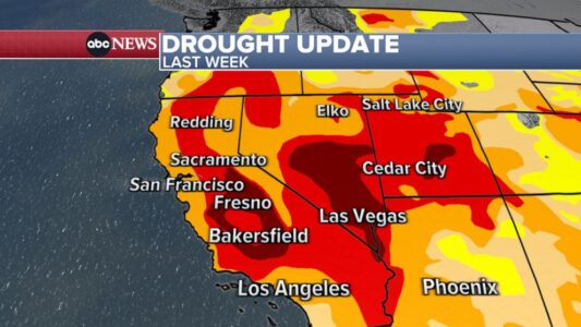 California, Nevada no longer under ‘exceptional drought’ conditions following severe influx of rainfall