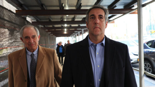Former fixer Michael Cohen meets with prosecutors investigating Donald Trump