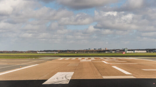 Car crashes through North Carolina airport terminal after driving onto tarmac