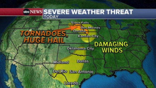 Tornado outbreak hits America’s Heartland, with more in the forecast