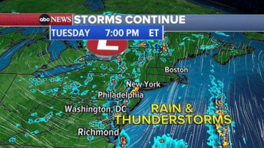 Over 300 severe storm reports across US as dangerous weather continues