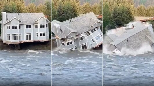 Scientists concerned ‘rare’ glacial flooding event in Alaska could happen again