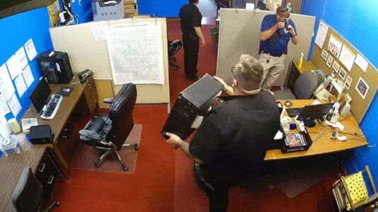 Police raid on small Kansas newspaper sets off constitutional alarms