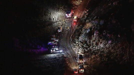 Three dead in firefighting helicopter crash in California after midair collision with second helicopter