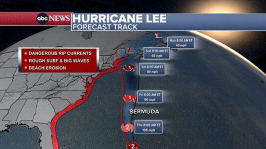 Lee live updates: Storm makes landfall in Nova Scotia as post-tropical cyclone