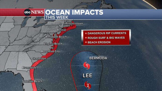 Hurricane Lee’s latest forecast: Storm may approach New England this weekend