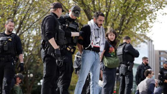 Dozens arrested at White House as protesters call for end to Israel’s response to Hamas attack