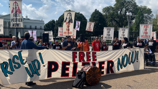 Members of Congress ask Biden for clemency for Native American leader convicted of murder