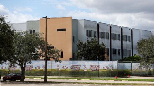 Members of Congress visit Parkland school shooting scene for building’s final tour