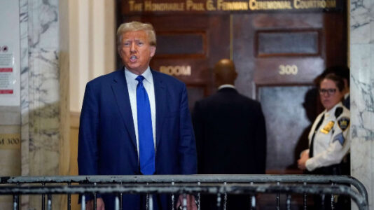 Trump’s attorneys in his civil fraud case double down on criticism of judge’s clerk