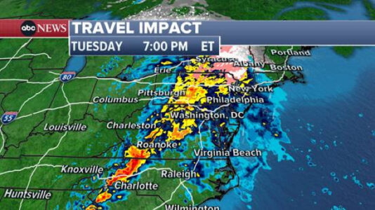 Thanksgiving storm live updates: Severe weather threatens travel