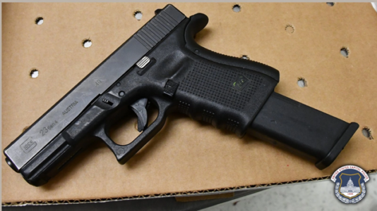 Capitol police find gun with ‘giggle switch’ after armed men crash into barricade