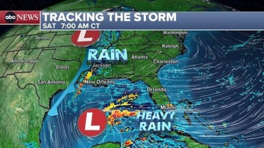 Heavy rain, potential flooding forecast for the East Coast this weekend