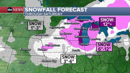 Winter storms: Ground stop at Chicago O’Hare, over 1,000 flights canceled nationwide