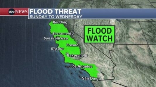 37 million California residents on flood watch amid back-to-back storms