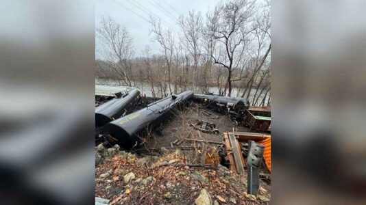 Three trains involved in collision, derailment in Pennsylvania’s Lehigh Valley: NTSB