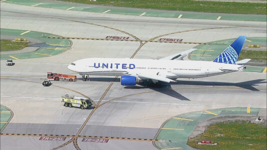 Tire falls off United Airlines flight after takeoff from San Francisco