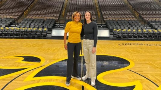 Caitlin Clark says she’s ‘ready for the next chapter’ after breaking scoring records, declaring for WNBA draft