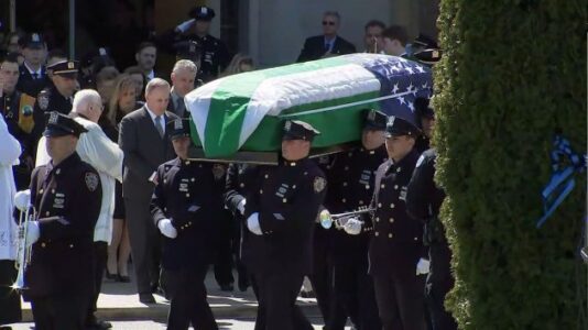 Slain NYPD cop Jonathan Diller remembered at funeral: ‘Our hearts break’