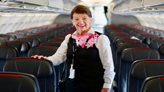Bette Nash, world’s longest-serving flight attendant, dies at 88