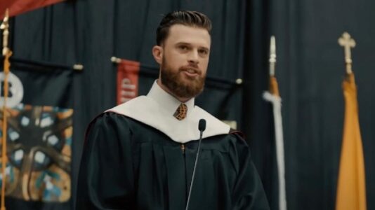 Kansas City Chiefs player faces backlash for graduation speech criticizing working women, calling Pride a ‘deadly sin’