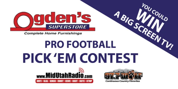 Ogden’s Superstore Pro Football Pick ‘Em Contest