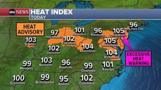 Summer scorcher: Excessive heat headed to Northeast