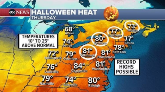 Snow, record heat and possible tornadoes in crazy US weather forecast