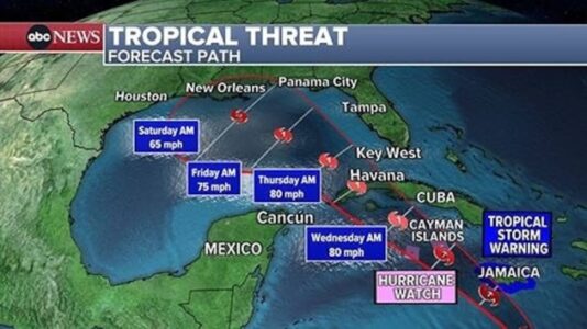 Hurricane Rafael strengthens to Category 3 before landfall in Cuba: Latest track and forecast