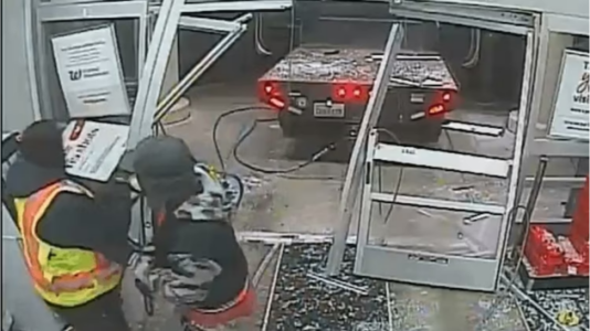 Failed ATM robbers crash truck into Walgreens storefront, leave empty-handed