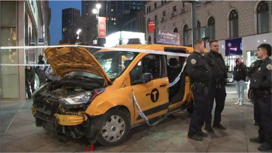 Taxi cab strikes several pedestrians in NYC’s Herald Square
