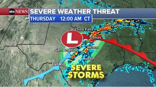 South braces for severe weather including flash flooding
