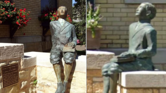 F. Scott Fitzgerald statue stolen from outside site of the novelist’s former school