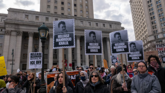 Experts say Palestinian activist Mahmoud Khalil can’t be deported without due process