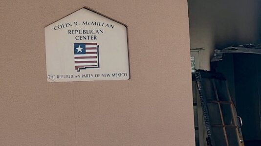 New Mexico Republican Party headquarters targeted in suspected arson attack, officials say