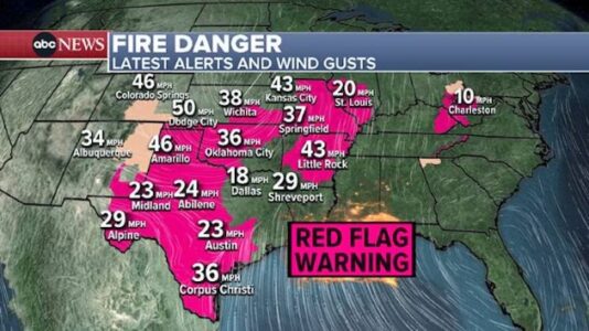 Residents told to ‘leave now’ as wildfires threaten Oklahoma towns