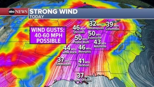 Once-in-a-generation extreme weather event to begin Wednesday with tornadoes, flooding