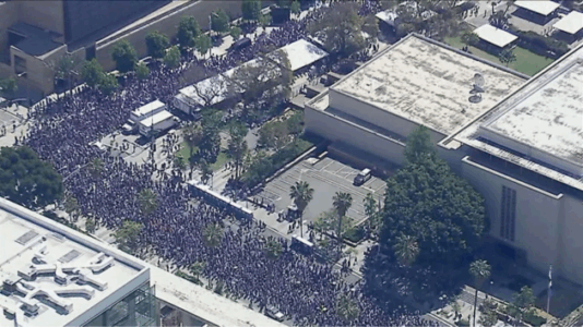 Some 55,000 Los Angeles County workers walk out in 2-day strike, pausing operations