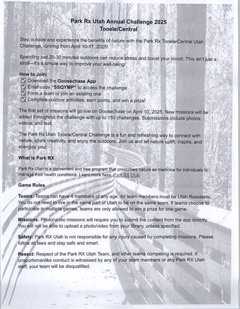 Park Rx Outdoor Challenge