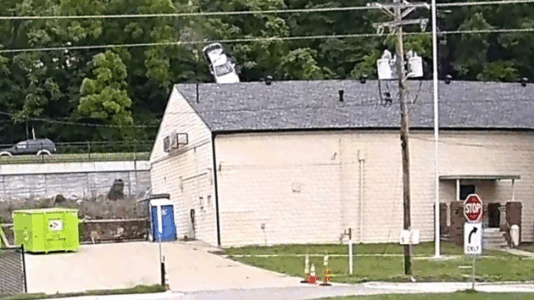 Car launches into Missouri veterans hall roof for 2nd time in 3 months