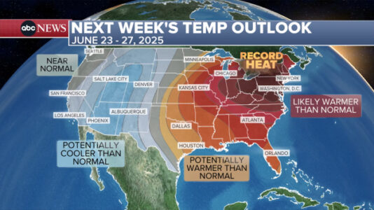 Life-threatening heat wave in the Midwest and Northeast to kick off official start of summer