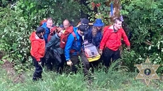 Washington state man rescued after falling from tree, spending days in woods