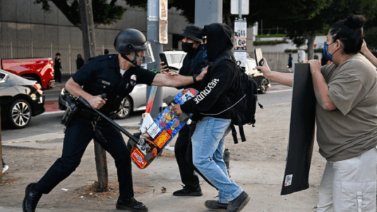 Trump warns that LA military deployment could be first ‘of many’ in response to ICE protests