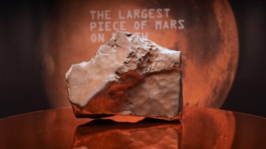 Largest Mars rock found on Earth sold for $4.3M at Sotheby’s auction