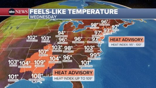 Heat advisory in effect for New York City and across Northeast: Latest