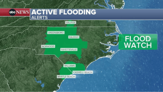 Tropical Storm Chantal makes landfall over South Carolina with 50 mph winds