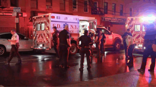 Man fatally shot by NYC police alleged to have attacked officer with a butcher knife
