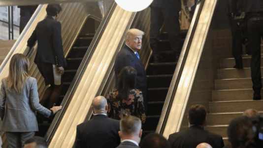 Trump White House wants investigation into stopped escalator at UN